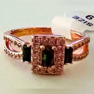 Bomb Party Ring-Never Alone. Black Fire Opal